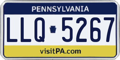 PA license plate LLQ5267