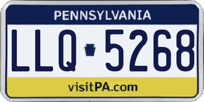 PA license plate LLQ5268