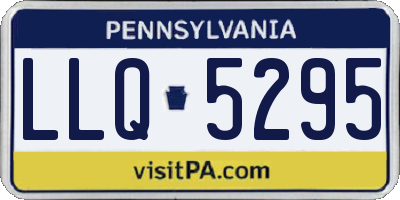 PA license plate LLQ5295