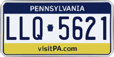PA license plate LLQ5621