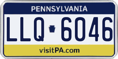 PA license plate LLQ6046
