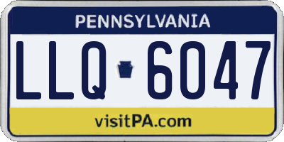 PA license plate LLQ6047