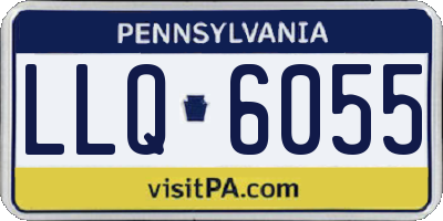 PA license plate LLQ6055