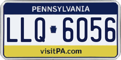PA license plate LLQ6056