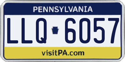 PA license plate LLQ6057