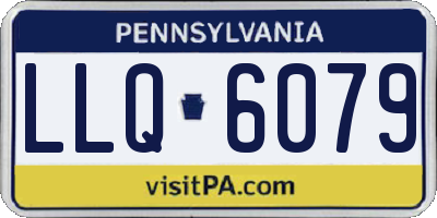 PA license plate LLQ6079