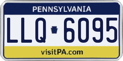 PA license plate LLQ6095