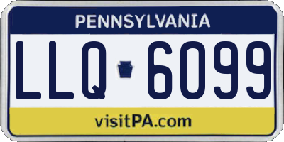 PA license plate LLQ6099