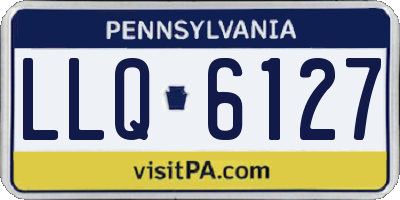 PA license plate LLQ6127