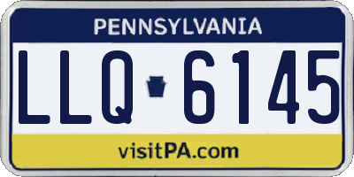 PA license plate LLQ6145