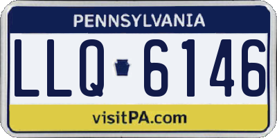 PA license plate LLQ6146