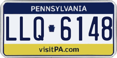 PA license plate LLQ6148
