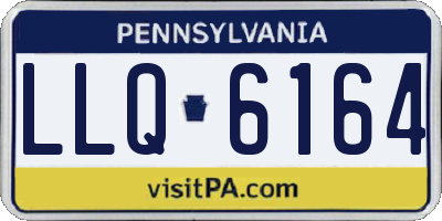 PA license plate LLQ6164