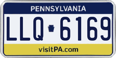 PA license plate LLQ6169