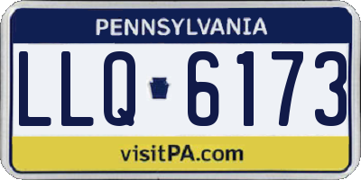 PA license plate LLQ6173