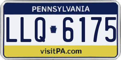 PA license plate LLQ6175