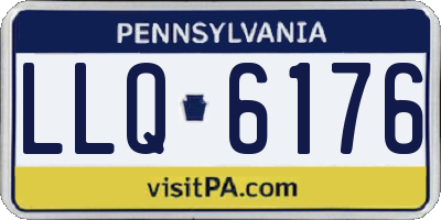 PA license plate LLQ6176
