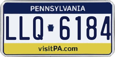 PA license plate LLQ6184