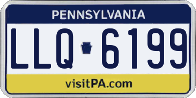 PA license plate LLQ6199