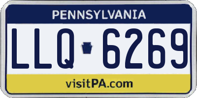 PA license plate LLQ6269