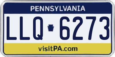 PA license plate LLQ6273