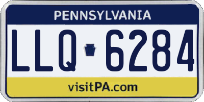 PA license plate LLQ6284