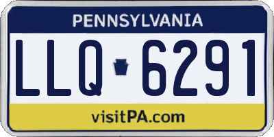 PA license plate LLQ6291