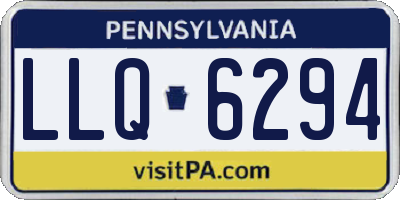 PA license plate LLQ6294