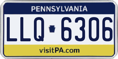 PA license plate LLQ6306