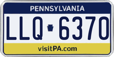 PA license plate LLQ6370