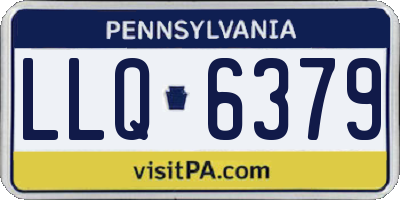 PA license plate LLQ6379
