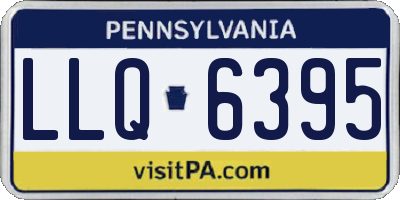 PA license plate LLQ6395