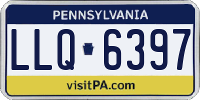 PA license plate LLQ6397