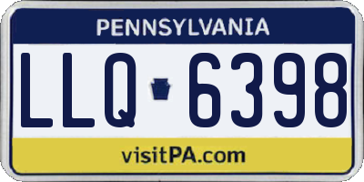 PA license plate LLQ6398