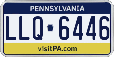 PA license plate LLQ6446