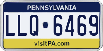 PA license plate LLQ6469