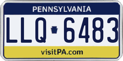 PA license plate LLQ6483