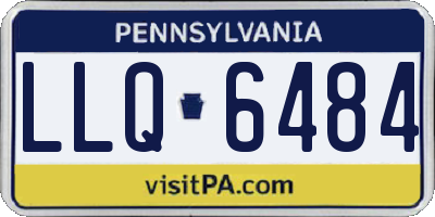 PA license plate LLQ6484