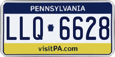 PA license plate LLQ6628