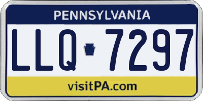 PA license plate LLQ7297