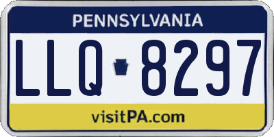 PA license plate LLQ8297