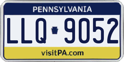 PA license plate LLQ9052