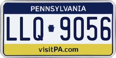 PA license plate LLQ9056