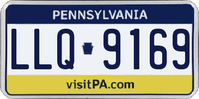 PA license plate LLQ9169