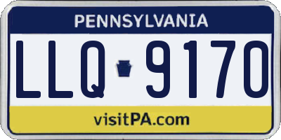 PA license plate LLQ9170