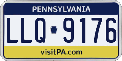PA license plate LLQ9176