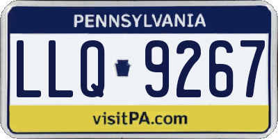 PA license plate LLQ9267