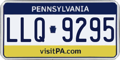 PA license plate LLQ9295