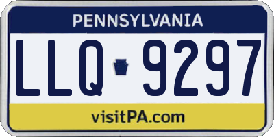 PA license plate LLQ9297