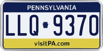 PA license plate LLQ9370